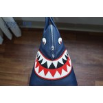 Full hand-stitched Bolide bowling shark bag, original togo cowhide 45cm handbag